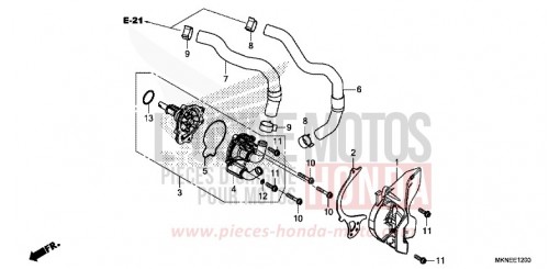 POMPA ACQUA CBR650RAK di 2019